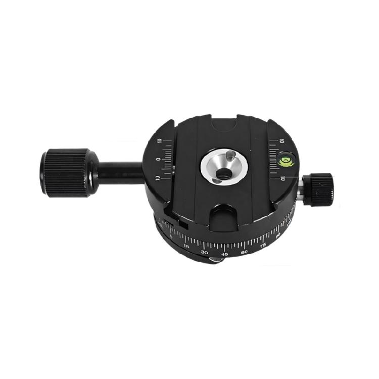 360 Degree Rotating Panoramic Clamp For Camera Tripod Quick Release Clamp Holder Tripod Mount Plate Adapter