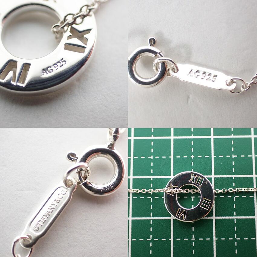 [Used] TIFFANY/Tiffany 925 Open Atlas Pendant/Necklace/j9-9