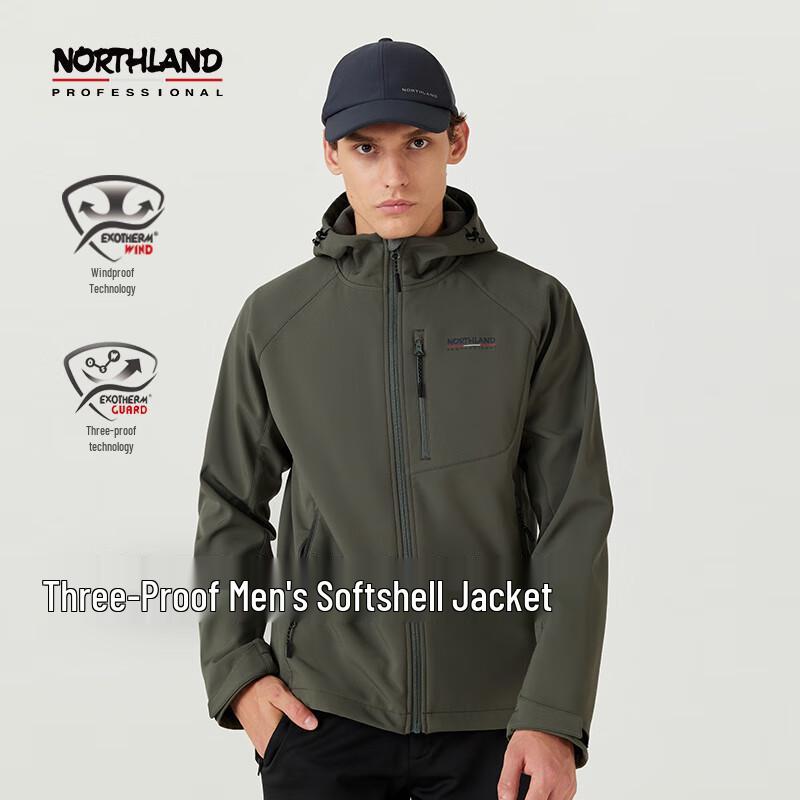 NORTHLAND Men's Yandang Weatherproof Soft Shell Jacket
