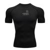 Fitness Sportswear Teenagers Moisture-Wicking T-shirt Graphic Tops Tight Training Clothes Breathable Slim Fit Compression Running Moisture-Wicking