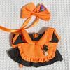Limited Handmade 20cm Cute Peach Dress Denim Sweetheart Suit Maid Dress Plush Dolls Outfit Toys Doll's Accessories Cos Suit