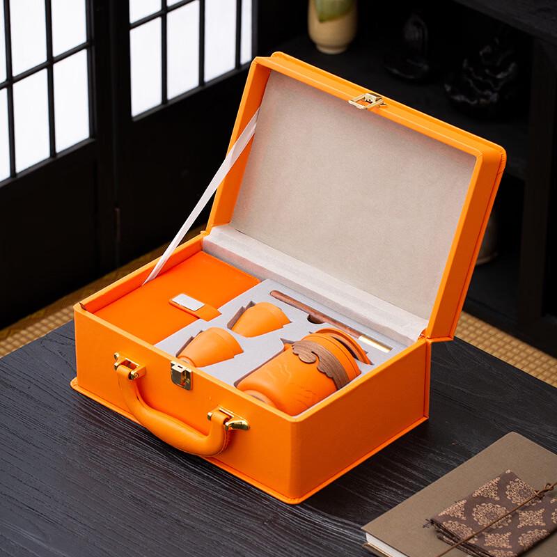 Luxury Portable Silver Tea Set