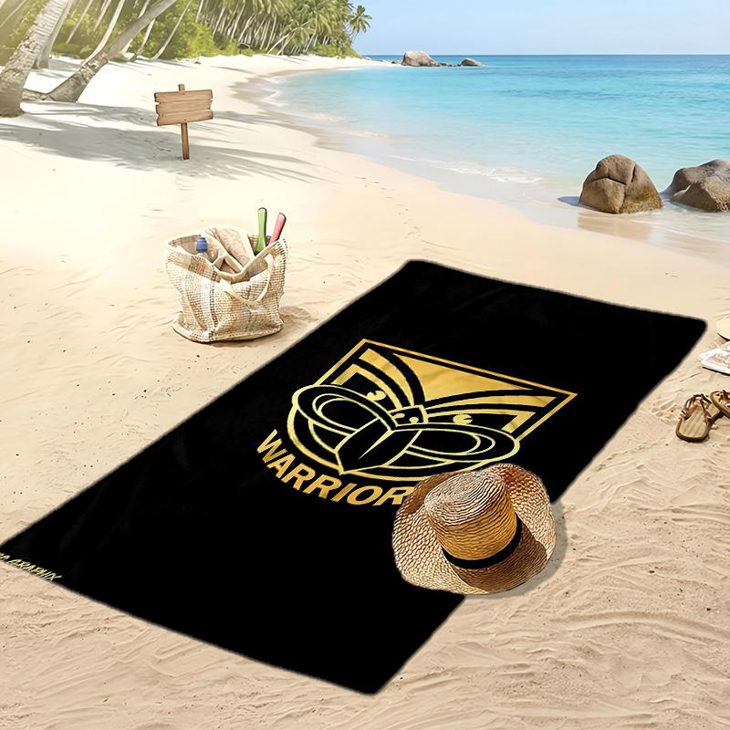 Asciugamano da Spiaggia Wigan Warriors Stampa Morbido Portatile Asciugatura Rapida?Asciugamano Asciutto Per Piscina Vacanza Estiva Sport all'Aperto