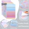 Shopping List Planner Gradient Checklist Sticky Notepad, Self-stick To-do Pads, Macaron Color Adhesive Notes Tearable Memo Pad for Lists And