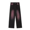 2024 Women's High-Waist Wide-Leg Jeans: Black/Gray, Slim-Fit, Floor-Length