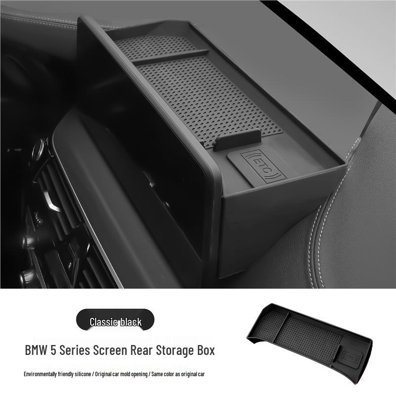 BMW X5, LX3, iX1, New 3 Series, 5 Series Center Console Screen Silicone Storage Box Accessory.