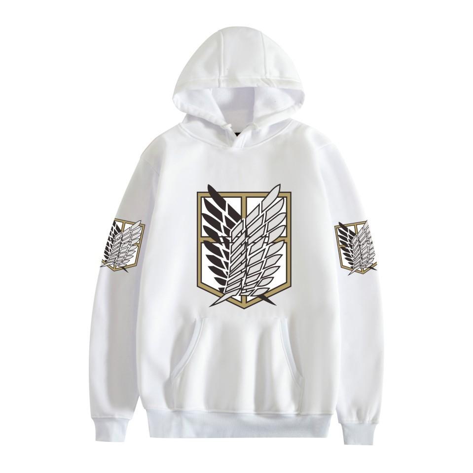 Attack On Titan: Wings of Freedom Eren Yeager Hoodies Autumn Winter Fleece Streetwear Tops