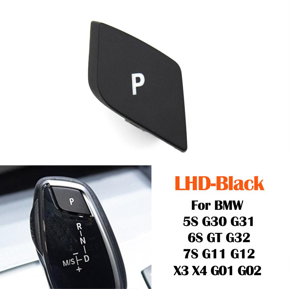 Car Gear Shifter Lever Auto Parking Switch Letter P Push Button Cover Cap For BMW 5 6 7 X3 X4 Series G30 G31 G32 G11 G12 G01 G02