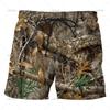 Summer 3d Camouflage Print Men's Shorts Fashion Personality Cool Natural Scenery Beach Shorts 2024 Oversized Swimming Trunks 4XL