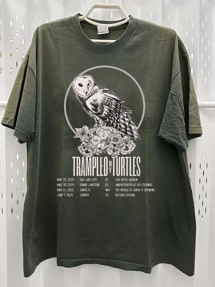 Trampled by Turtles Tour Band US Green T Shirt Full Size S-5XL Unisex T-Shirt XXL