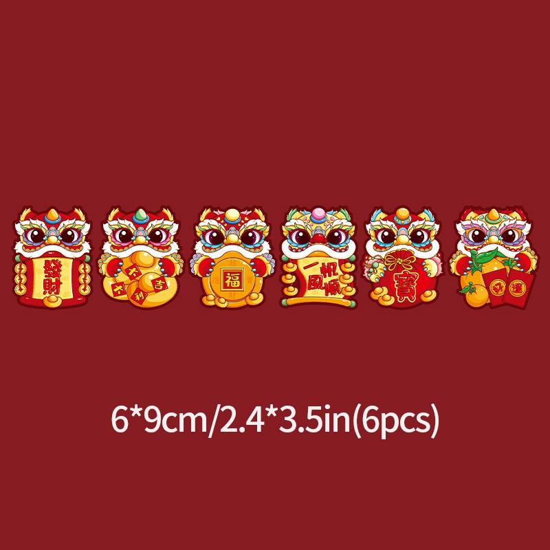 Chinese Latest Year Refrigerator Magnetic Sticker God Of Wealth Fridge Magnet Pendants  Horse Year Spring Festival Decoration