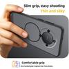 Solid Color Frosted TPU Phone Case for HONOR X9d,X9c Smart Decorative MagSafe‑Style Ring Print Cover