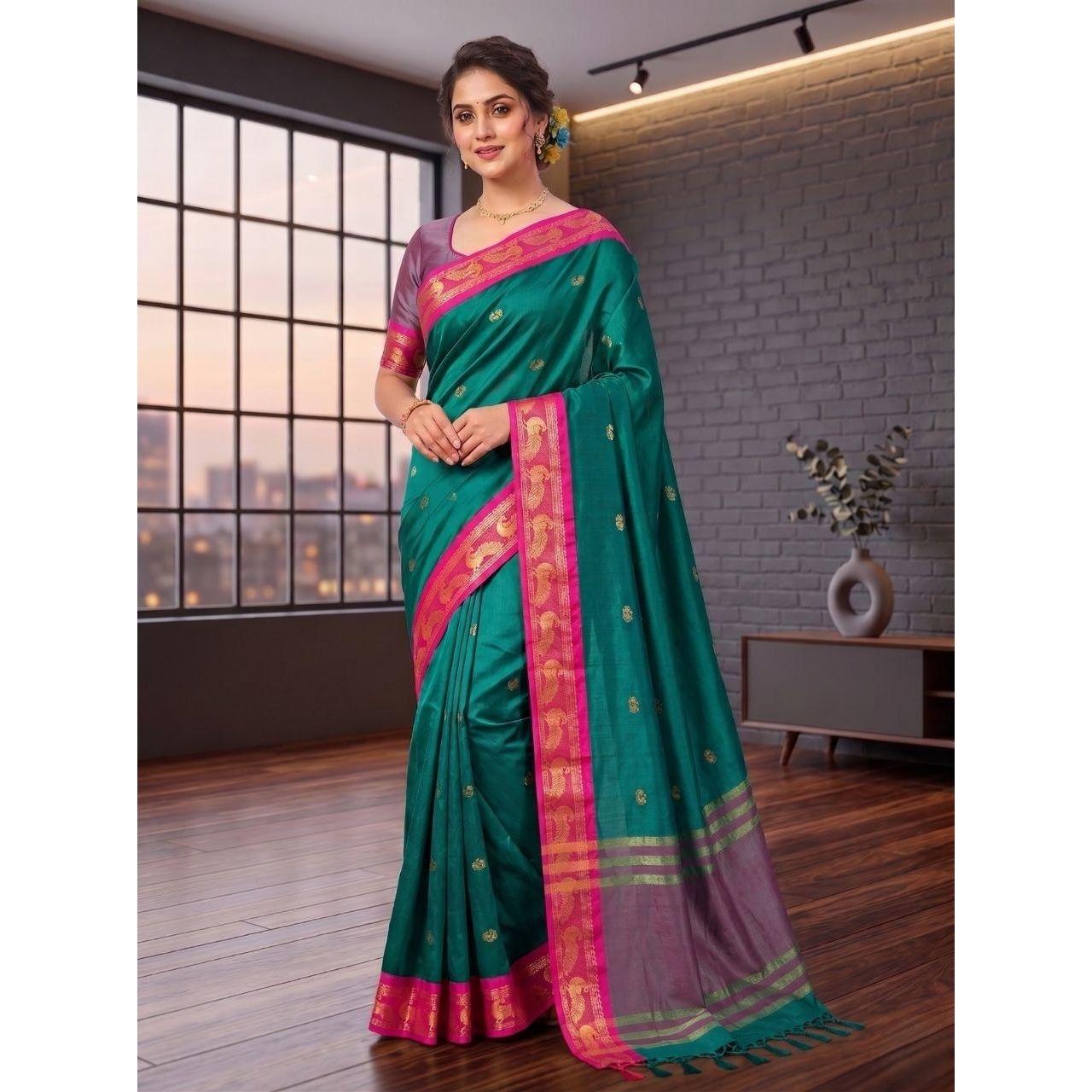 New Launch Premium Soft Silk Minawork Saree