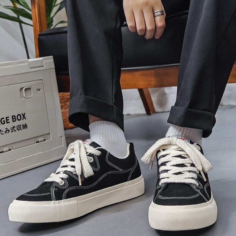 Luxury Men Tennis Sneaker Youth Student Canvas Shoes Fashion Skateboard Shoes for Men High Quality Casual Shoe  Hombre