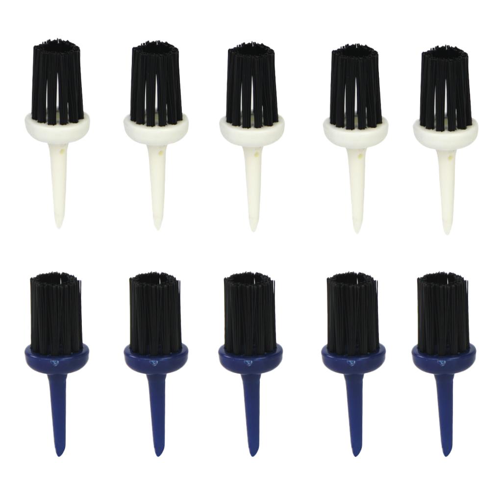 10pcs Golf Professional Tees Brushes Driver of Golf Training Tool Random