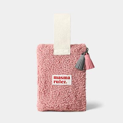 Strap Pouch _ Fleeced Pink