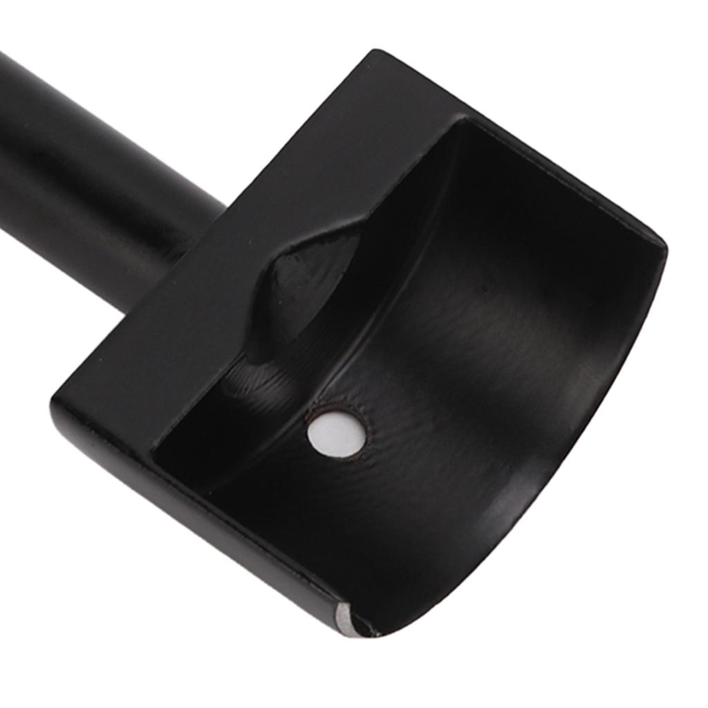 Strap End Punch Making Black Appearance Stainless Steel Incisive Blade Fast Cutting Half Round Cutter Punch
