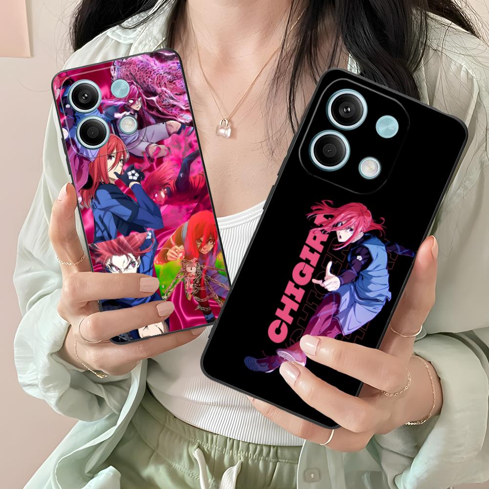 Blue Lock Chigiri Hyoma Phone Case for Xiaomi Redmi Note 14 13 12 11 S Pro Plus 4G 5G Colorful Printing Cover Cellphones Cover