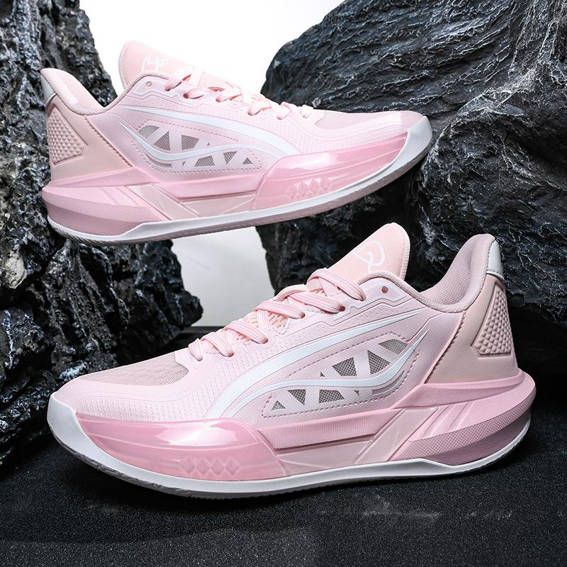 New basketball shoes men's cushioning breathable youth mesh wear-resistant non-slip loud fashion sports shoes