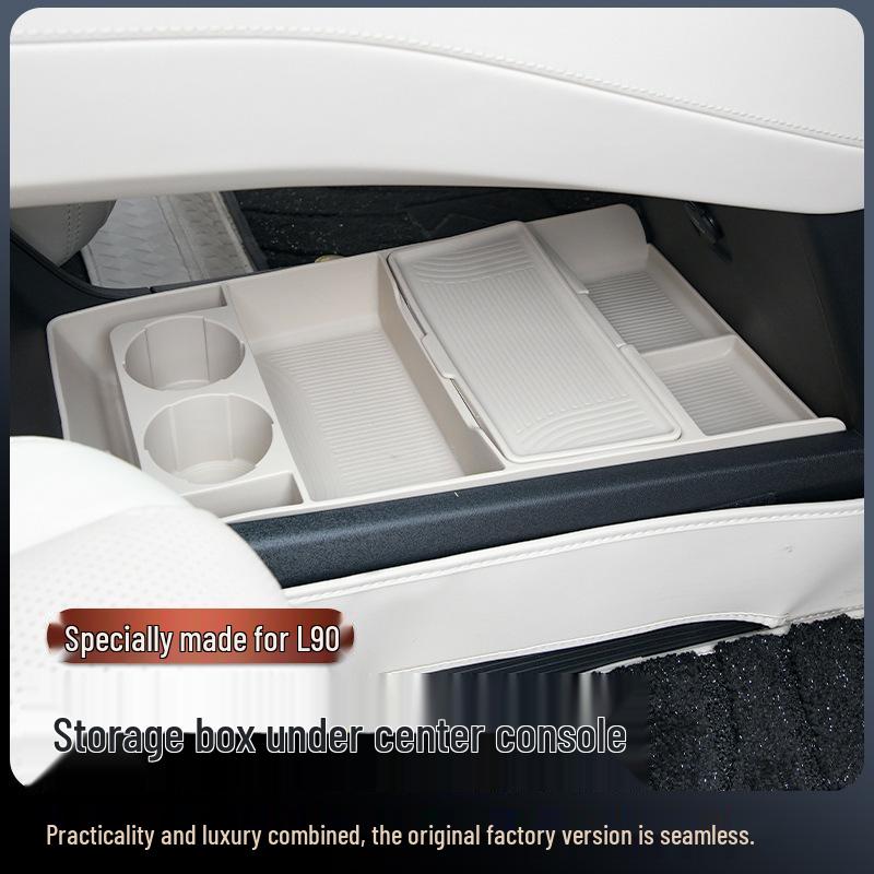 L90 Dolny schowek w konsoli środkowej - Wielofunkcyjny silikonowy dywanik do wnętrza samochodu