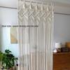 Nordic Hand-Woven Cotton Macrame Door Curtain Tapestry
