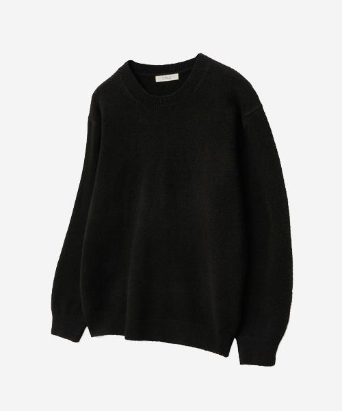 VTWO Essential Soft Round Knit_Black