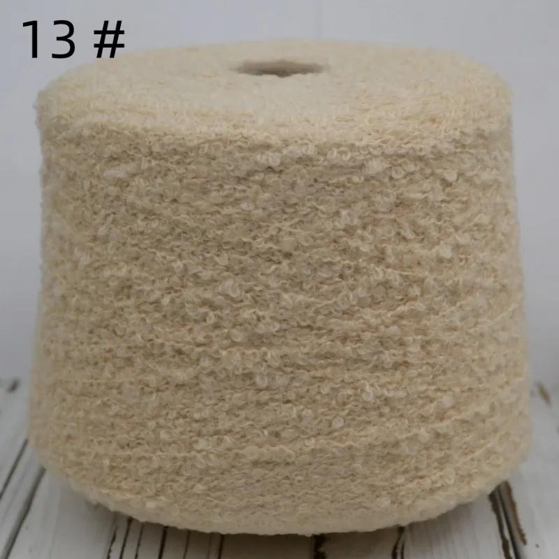 200g 460m Hand-braided Alpaca Loop Wool Yarn Thread Hand Knitting Wool Crochet Yarn for DIY Sweater Soft Smooth Yarn