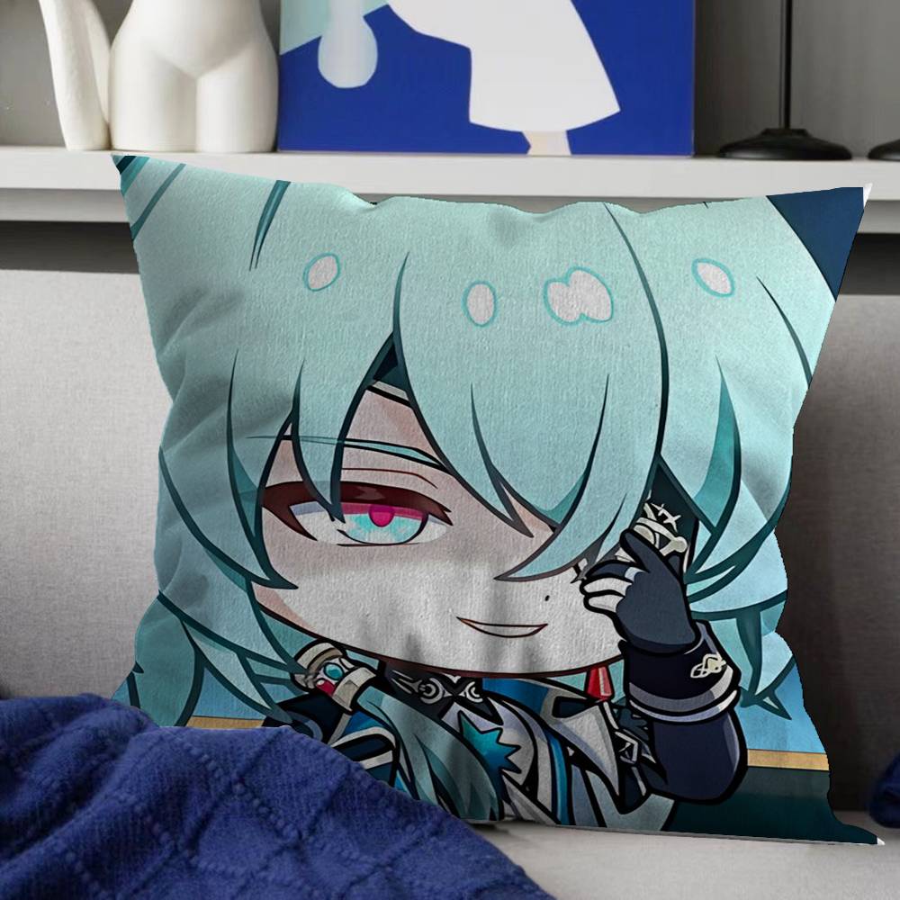 Honkai Star Rail Anaxa pillow cover sofa cushion cover home room decoration children gift