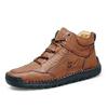 New 2026 Handmade Leather Casual Men Shoes Design Sneakers Man Breathable Leather Shoes Men Ankle Boots Outdoor zapatos casuales
