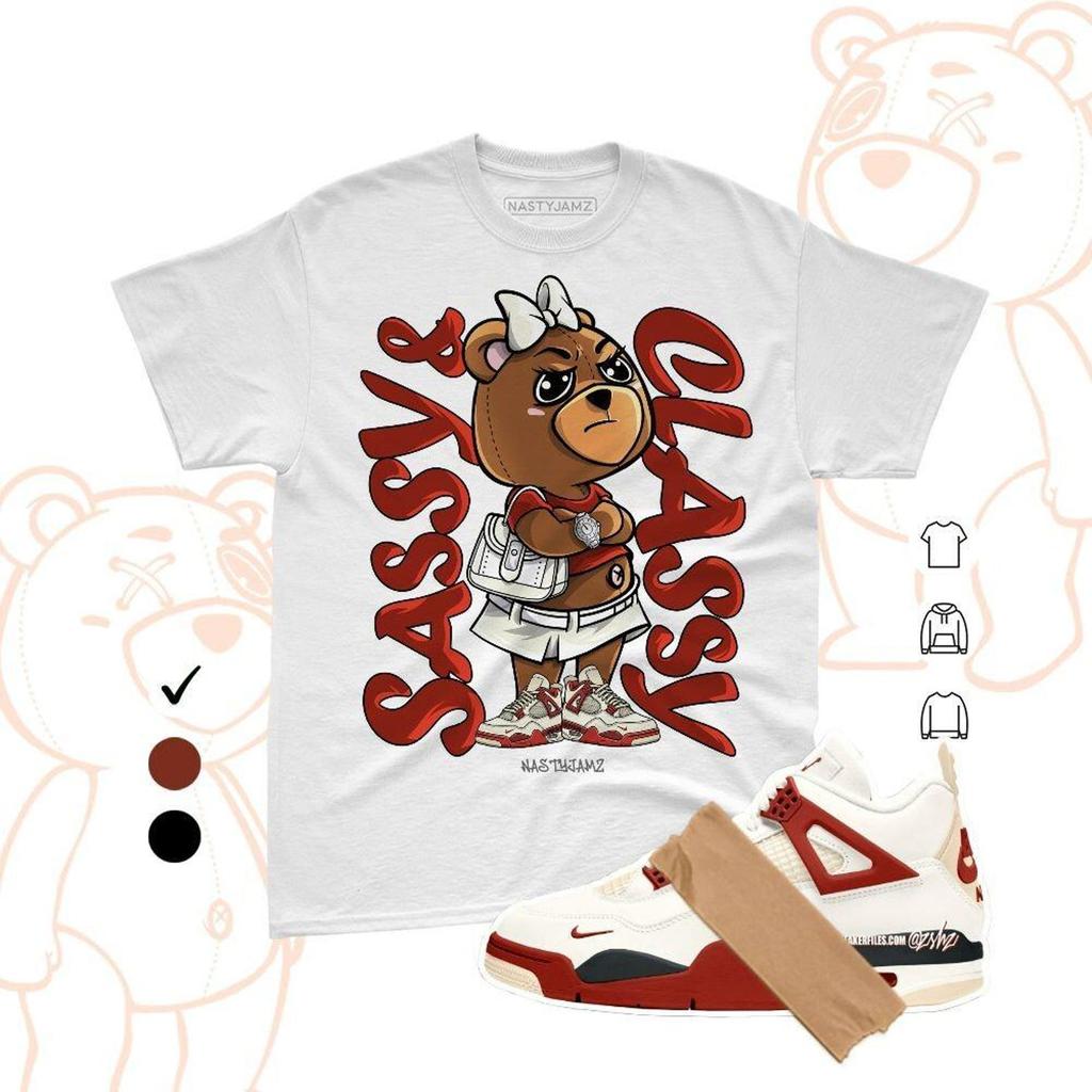 AJ 4 Brick After Brick Sassy Classy ,Streetwear Graphic Tee, Unisex Casual Tee, Sneaker Match Shirt and kids tshirt, Bella Canvas