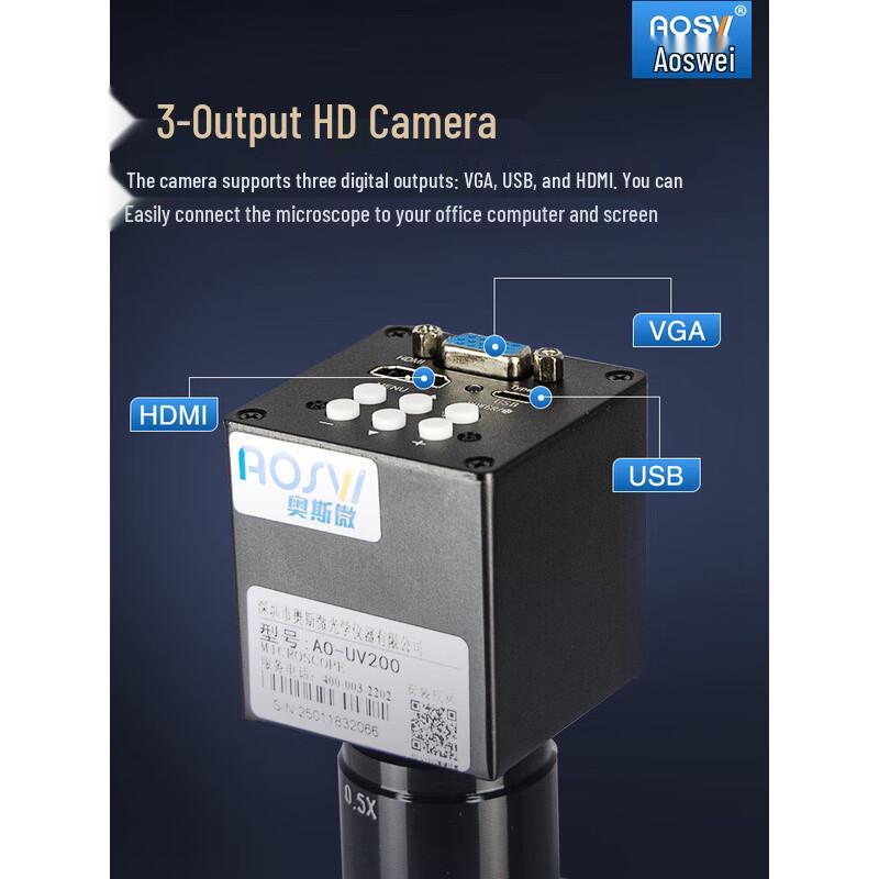 AOSVI Professional Digital Microscope with Screen