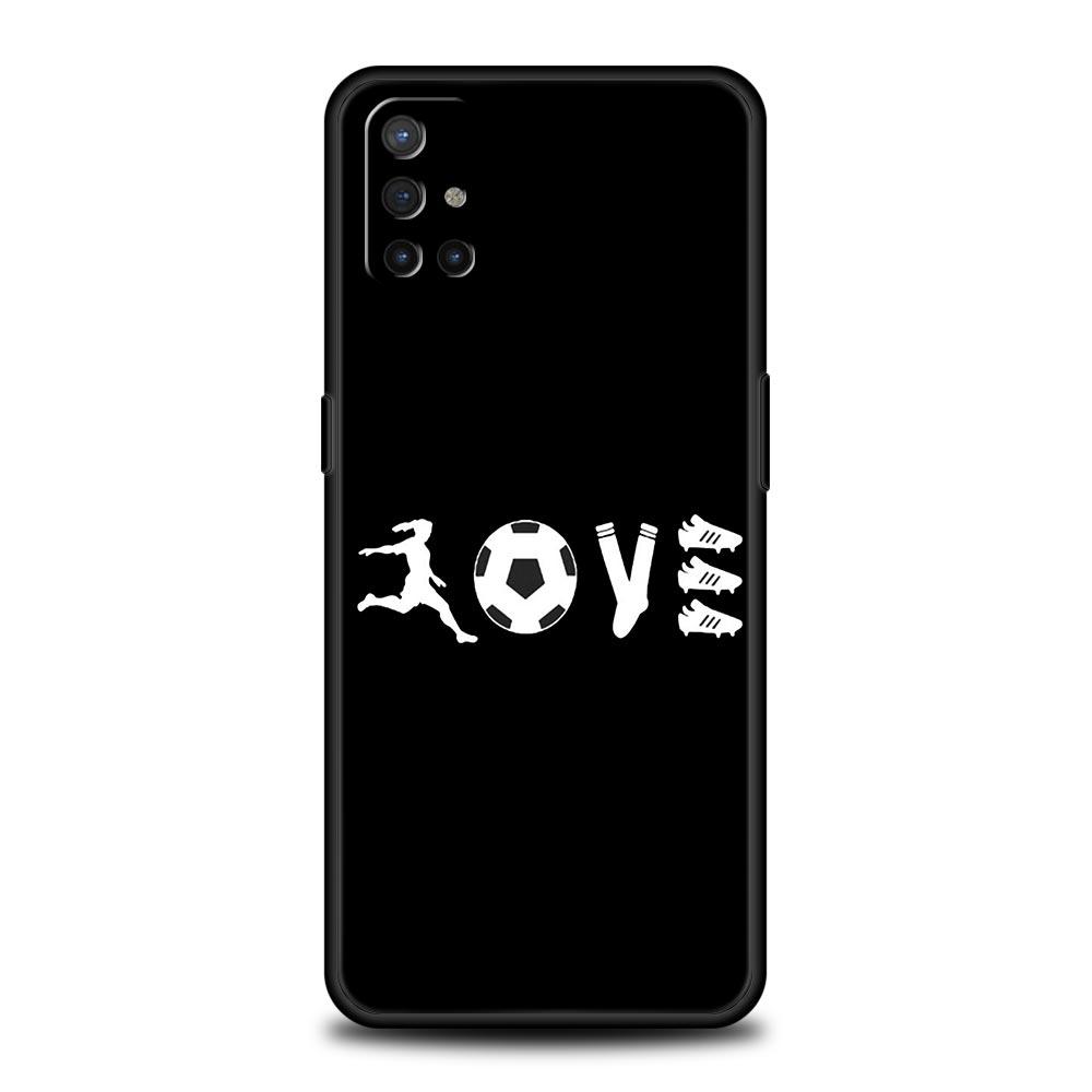 Soccer Heartbeat Phone Case For OnePlus 15 13 12 11 10 Pro 13T 13R 12R 9 8T 8 7 7T 9R Nord 2T CE 2 3 4 5G Soft Cover