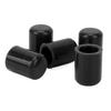 5Pcs Automotive Intake Vacuum Hose Cap Silicone Weather Resistant Vacuum Hose End for 19mm Tube Black