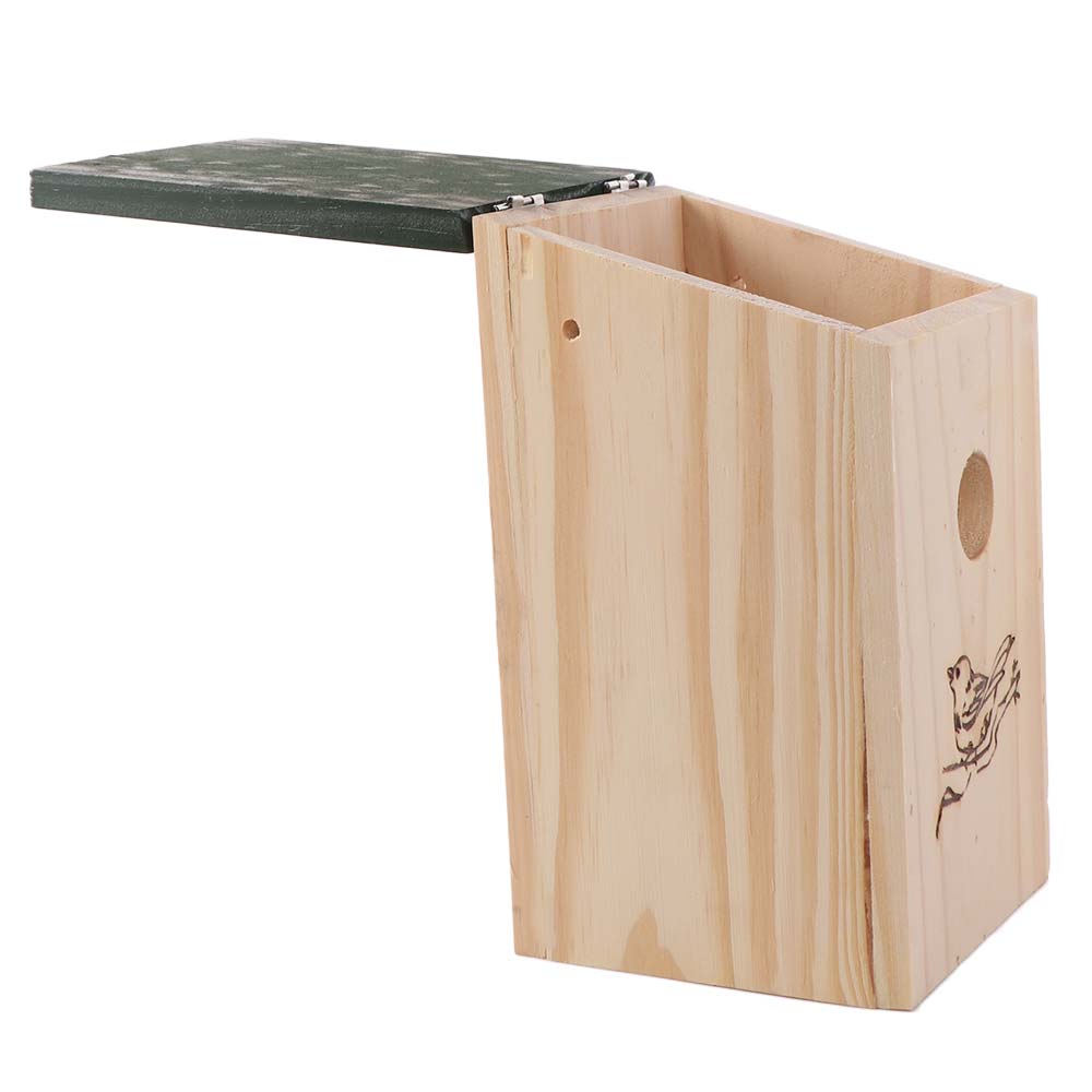 Pigeon House Hanging Bird House Wooden Artificial Finch Nest Convenient DIY Birds Nesting Box Outdoor