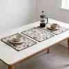 Washable 12 X 18 Inch Cotton Linen Non-Fading Home Kitchen Restaurant Wedding Decor Placemats