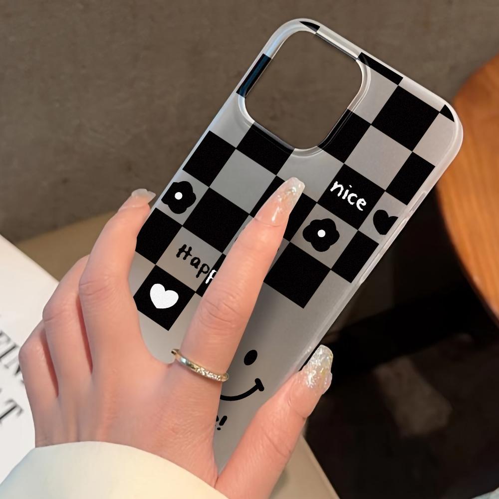 Mobile Phone Cases for iPhone 11 13 15 Pro Max 12 14 Pro Max Case iPhone 16 15 Plus 13 Pro 12 Frosted Texture Painted Cartoon Flowers