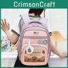 Cartoon Capybara Cute Pattern Children Large Capacity Backpack For Use School