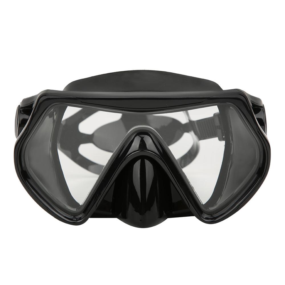 Diving Mask, Outdoor Adult Tempered Glasses Lenses Anti-fog Swimming Goggles Diving Mask for Snorkeling