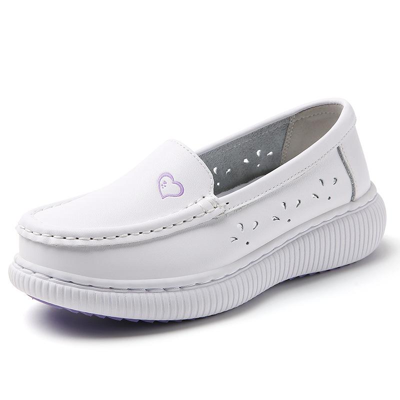 Plus Size Shoes for Women 36-42 Autumn Fashion Women Slip on Platform Wedges Comfortable Non-slip Nurse Shoes Work Footwear 34 3440₽