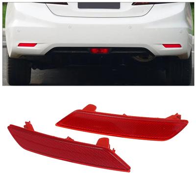 Rear Left & Right 2Pcs Bumper Reflector Set For Honda Civic 2013-2015