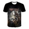 3D printed summer casual fashion oversized short-sleeved T-shirt