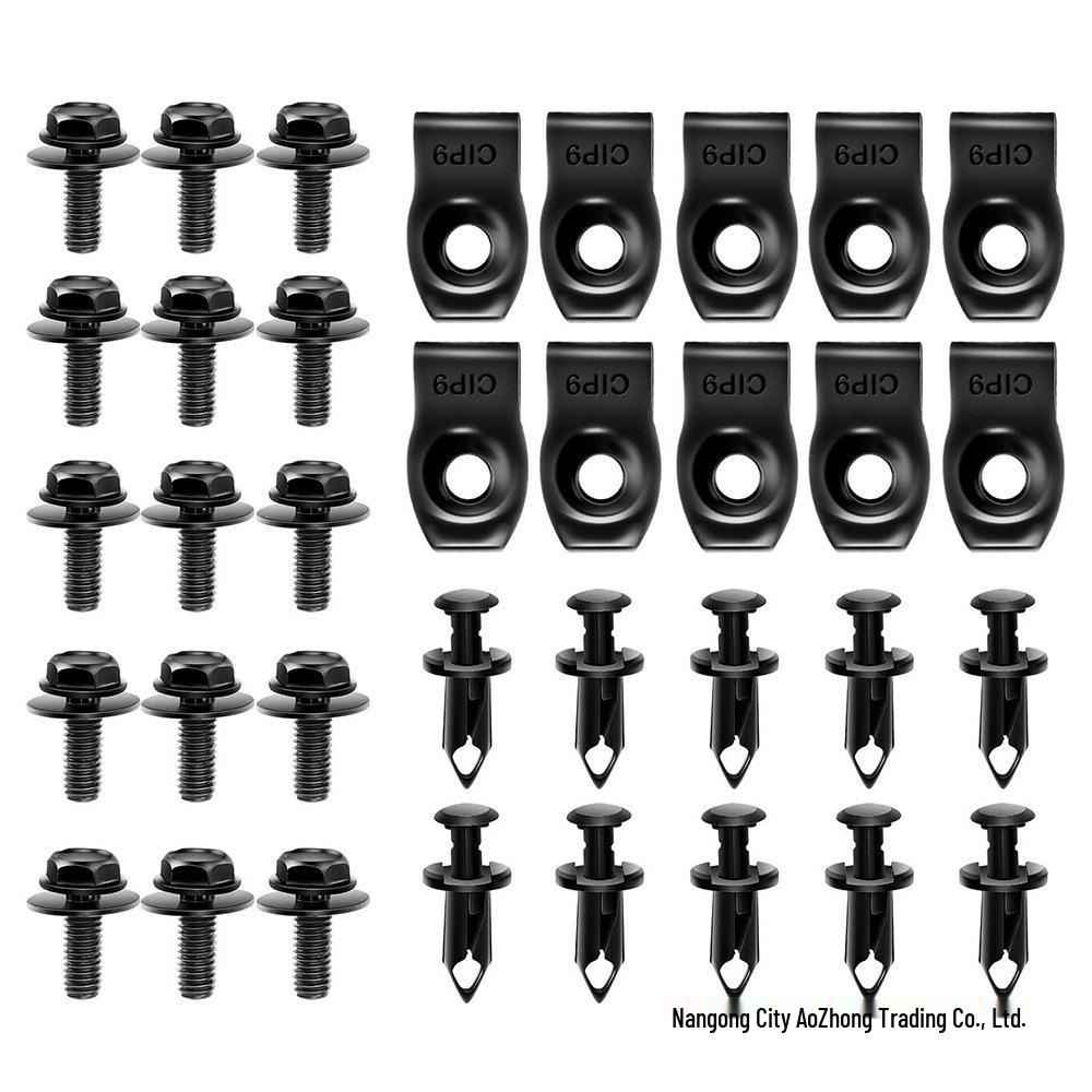 Infiniti Engine Splash Shield & Mudguard Fasteners - 35pcs Set 35pcs/set 180g