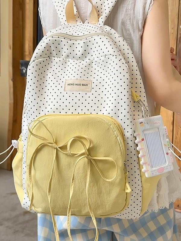 Cute Backpack For Girls School Use With Nylon And Laptop Storage