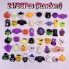 24/36Pcs/Set Random Ghost Squishy Toy Mini TPR Fidget Toy Set Sensory Stress Ball Halloween Party