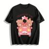 I Follow My Heart To You Bear Couple Graphic Tee Pure Cotton T-shirt