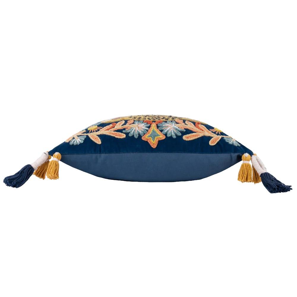 Wylder Regal Embroidered Leopard Cushion Cover