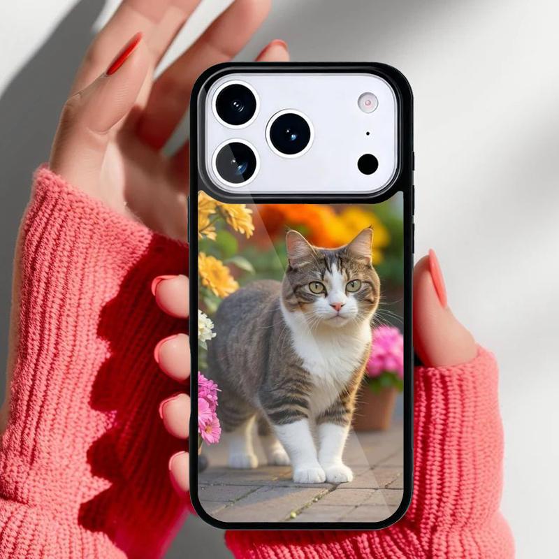 Lovely cat cute Phone Case for iPhone 17 16 15 14 13 Pro Max Back Cover for 12 11 Pro Coque