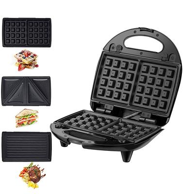 Breakfast Maker US Standard 110V Household Stainless Steel Sandwich Multifunctional Waffle Heating