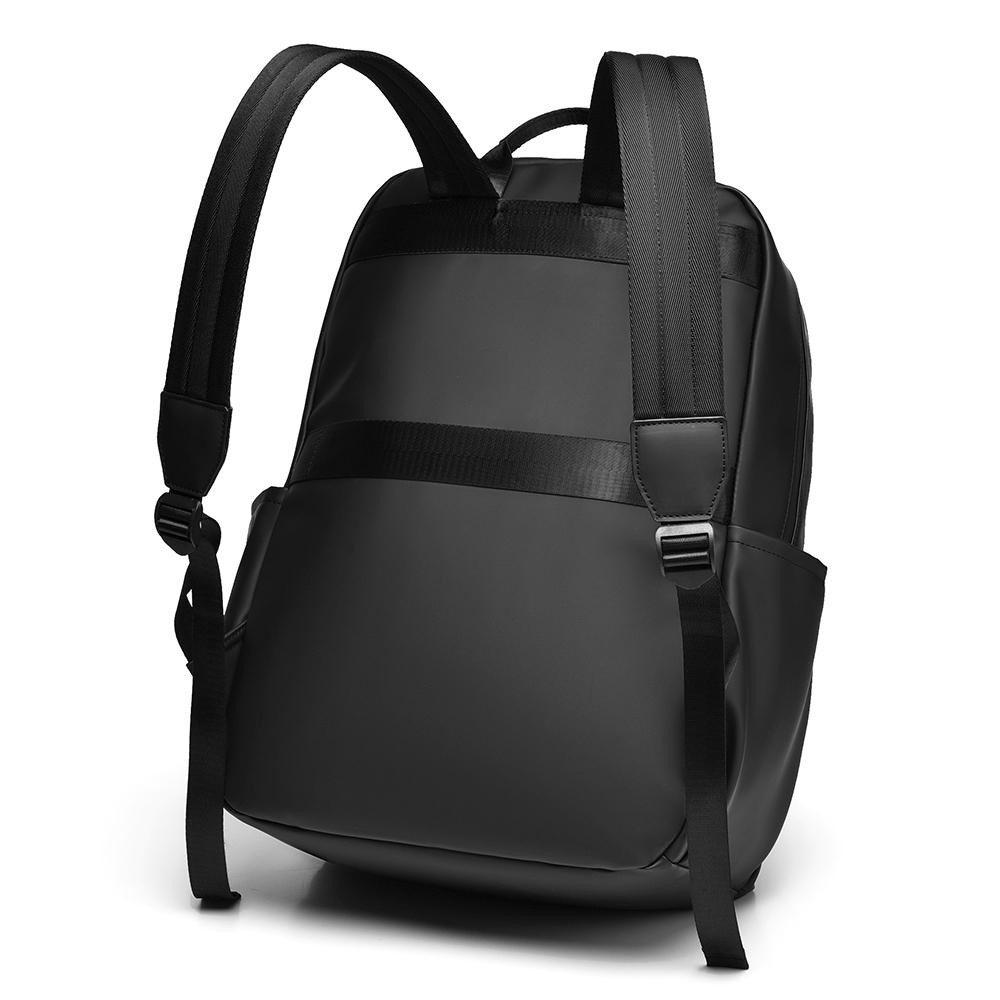 Men's Business Backpack Large Capacity Multi-compartment Lightweight Shoulder Bag for 15.6 Inch Laptop Commuter Leather Bag