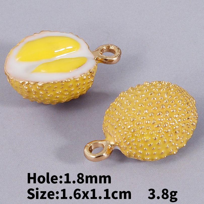 5/24pcs Cake Coffee Food Pendant Enamel Chilli/Strawberry/Cherry Charms For Jewelry Making Bulk DIY Bracelets Necklace Pendants
